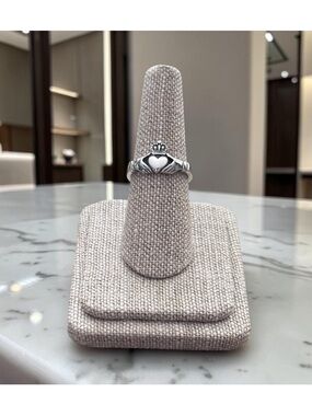 NWT 925 Sterling Silver Claddagh Ring - Silver Heart and Crown! Sizes 5-12!
